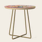 Colorful Wild Deer Indian Summer  Woodland Flora And Wildlife Side Table Gallery Image 1