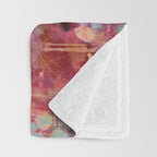 Colorful Wild Deer Indian Summer  Woodland Flora And Wildlife Throw Blanket Gallery Image 3