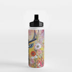 Colorful Wild Deer Indian Summer  Woodland Flora And Wildlife Water Bottle Gallery Image 2