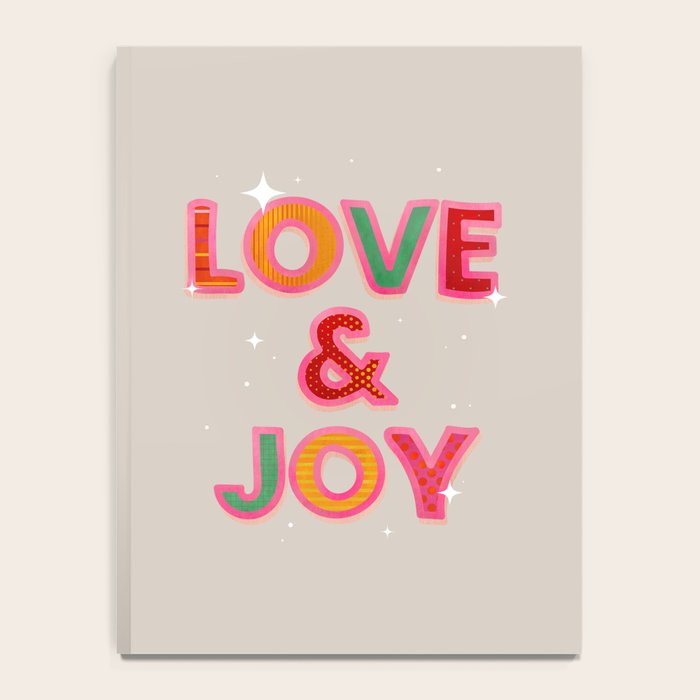 LOVE & JOY Festive Letters Notebook Gallery Image 4