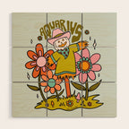 Aquarius Scarecrow Wood Wall Art Gallery Image 1