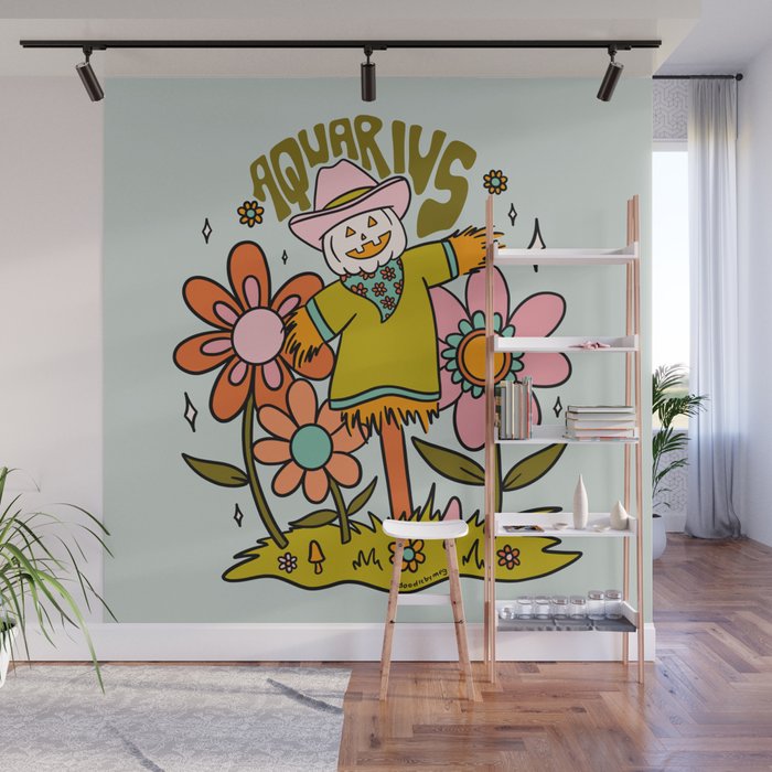 Aquarius Scarecrow Wall Mural Gallery Image 1