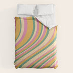 Wavy Stripes XIX - Boho Vintage Comforter Gallery Image 6