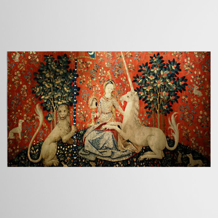 Lady and The Unicorn Sight Tablecloth Gallery Image 2