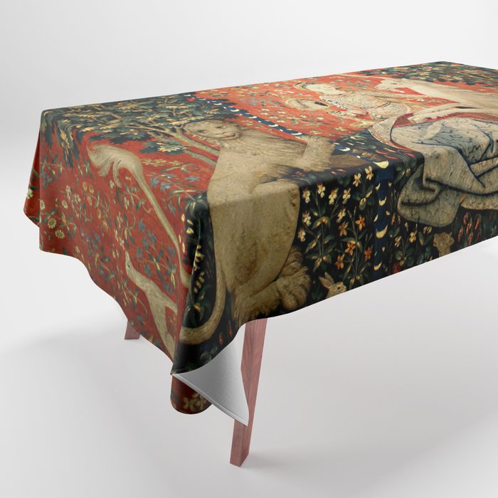 Lady and The Unicorn Sight Tablecloth Gallery Image 1