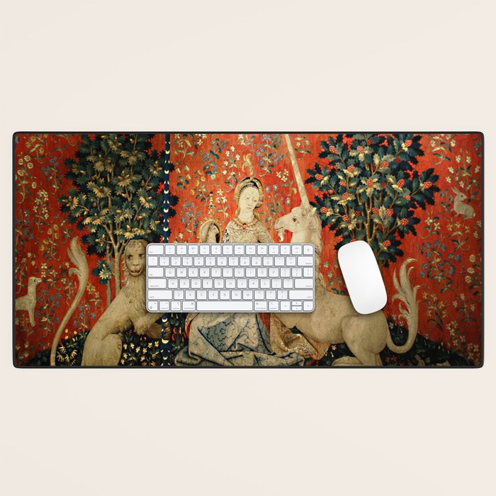 Lady and The Unicorn Sight Desk Mat Gallery Image 1