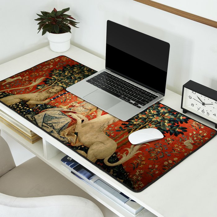 Lady and The Unicorn Sight Desk Mat Gallery Image 2