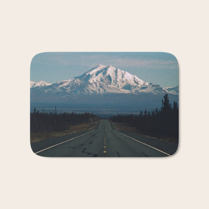 Road to Mount Drum Bath Mat Gallery Image 1