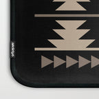 Southwestern Pattern 132 Black and Beige Laptop Sleeve Gallery Image 3