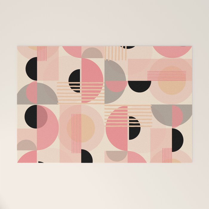 Geometrica Pastello Welcome Mat Gallery Image 1