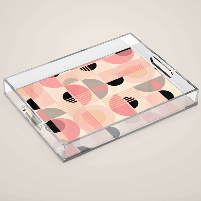Geometrica Pastello Acrylic Tray Gallery Image 1