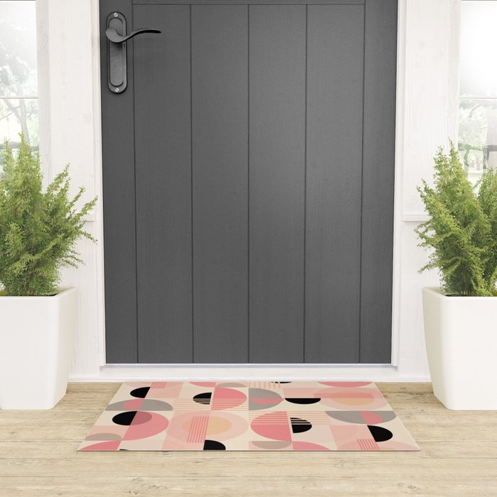Geometrica Pastello Welcome Mat Gallery Image 3