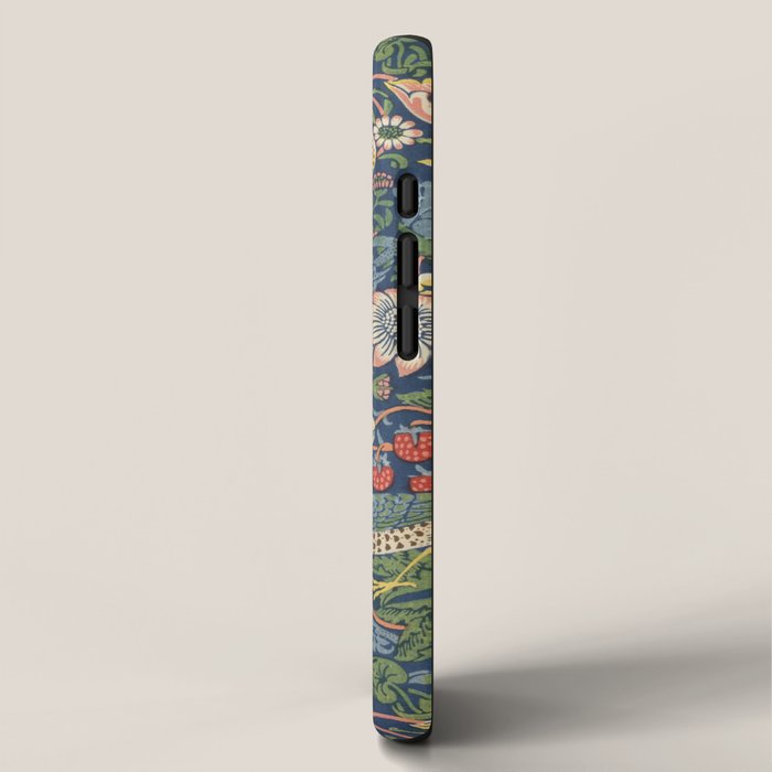 Strawberry Thief - Vintage William Morris Bird Pattern iPhone Case Gallery Image 2