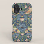 Strawberry Thief - Vintage William Morris Bird Pattern iPhone Case Gallery Image 1