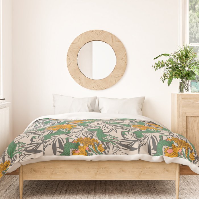 BENGAL MAYA TIGER Duvet Cover Gallery Image 3