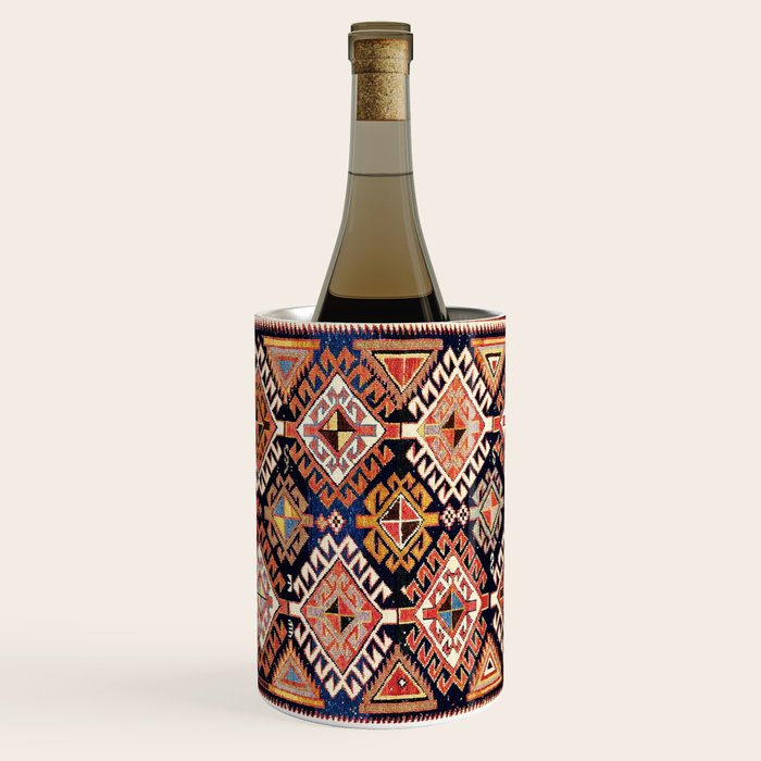 Shirvan East Caucasian Antique Rug Print Wine Chiller Gallery Image 1