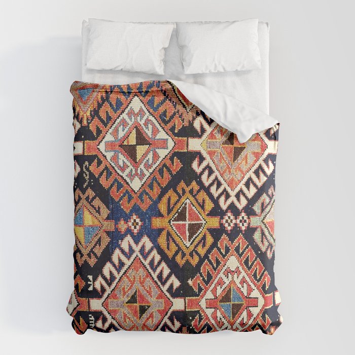 Shirvan East Caucasian Antique Rug Print Duvet Cover Gallery Image 6