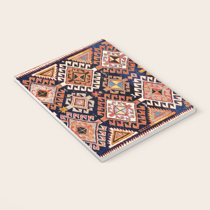 Shirvan East Caucasian Antique Rug Print Notebook Gallery Image 3