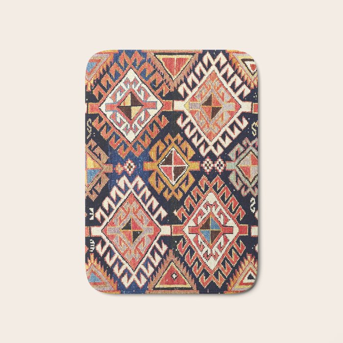 Shirvan East Caucasian Antique Rug Print Bath Mat Gallery Image 1