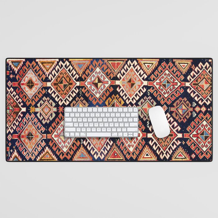Shirvan East Caucasian Antique Rug Print Desk Mat Gallery Image 1