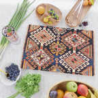 Shirvan East Caucasian Antique Rug Print Cutting Board Gallery Image 2