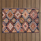 Shirvan East Caucasian Antique Rug Print Outdoor Rug Gallery Image 1