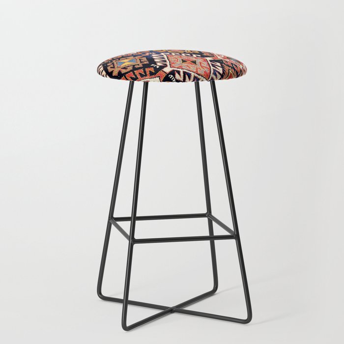 Shirvan East Caucasian Antique Rug Print Stool Gallery Image 1