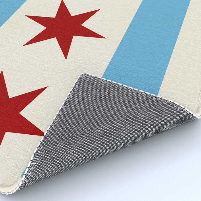 Chicago Flag II Rug Gallery Image 4
