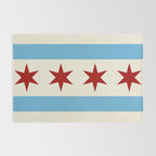 Chicago Flag II Rug Gallery Image 2