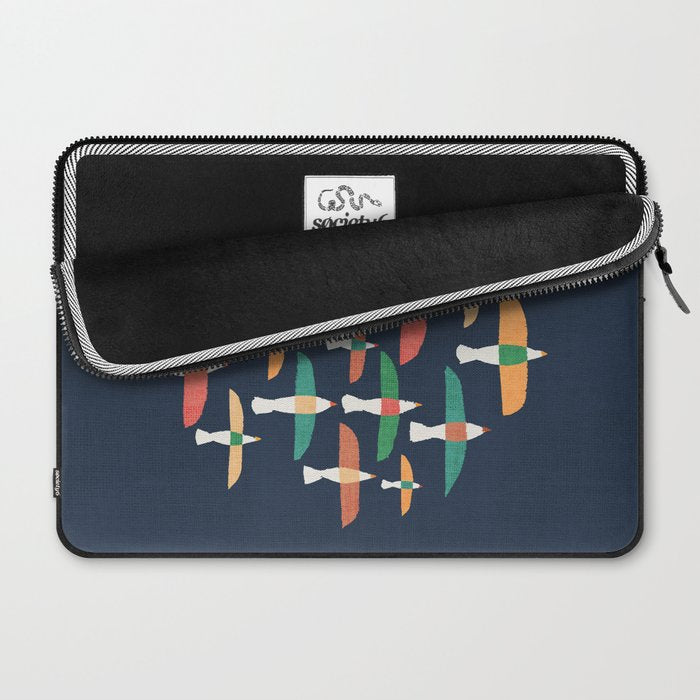Vintage seagull Laptop Sleeve Gallery Image 2