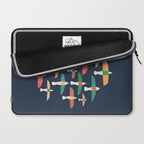 Vintage seagull Laptop Sleeve Gallery Image 2