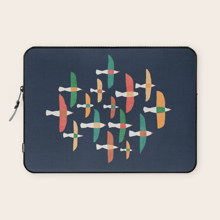 Vintage seagull Laptop Sleeve Gallery Image 1