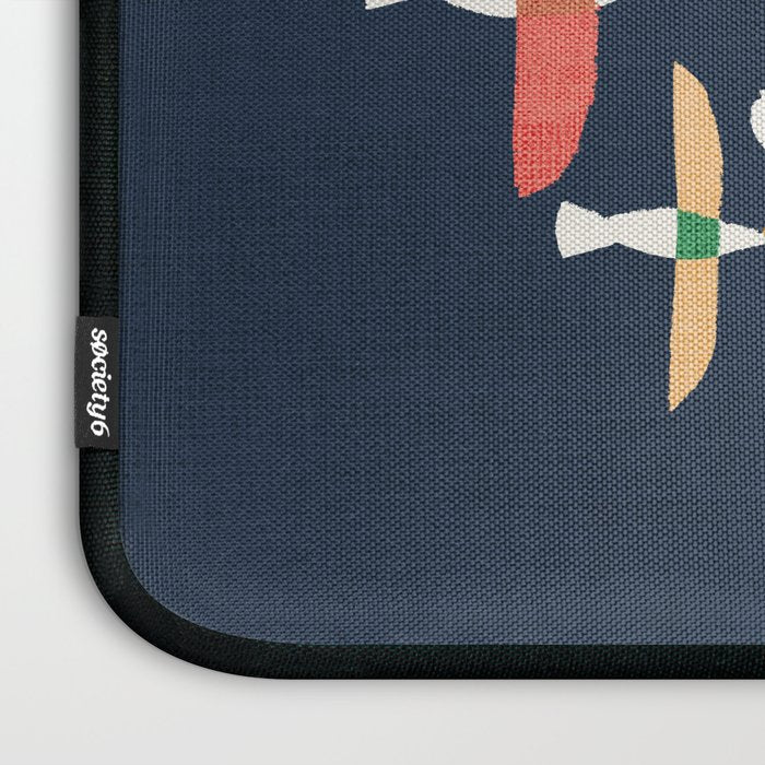 Vintage seagull Laptop Sleeve Gallery Image 3
