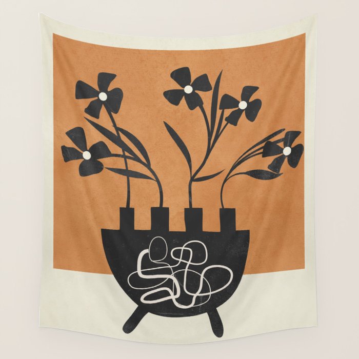 Bloom in Form 4 Wall Tapestry Gallery Image 4