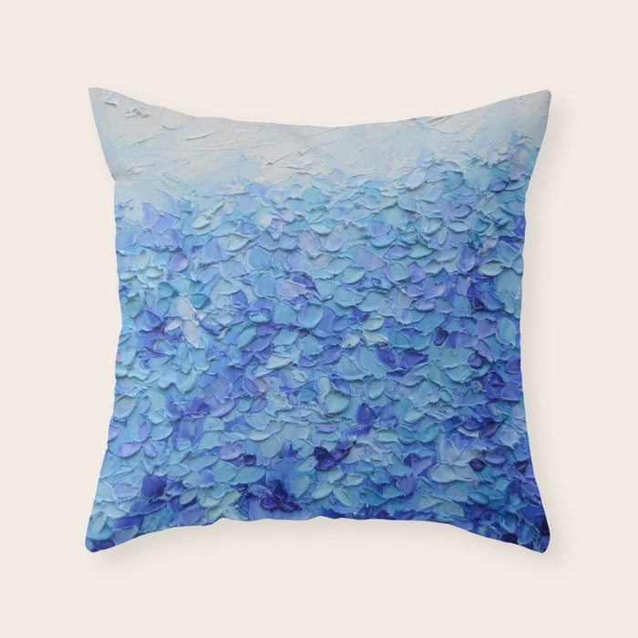 Mathilda Blues Throw Pillow Gallery Image 6