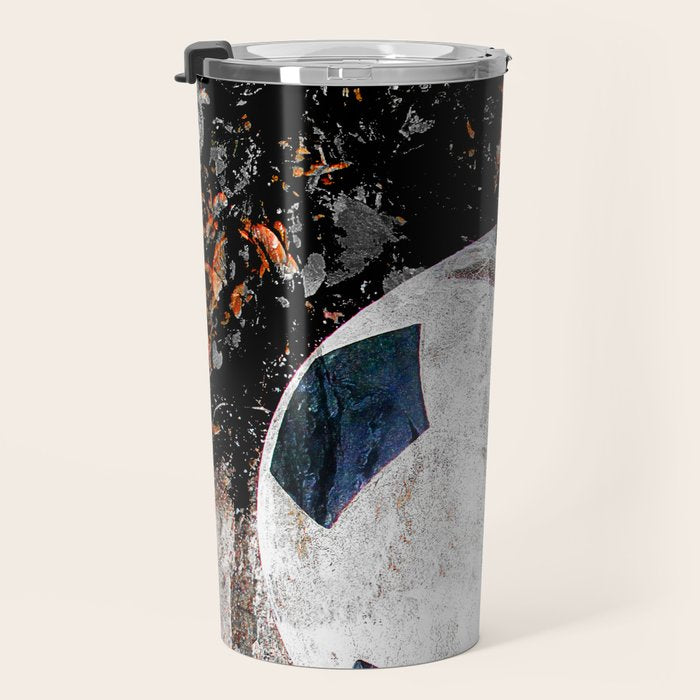 The soccer ball Travel Mug Gallery Image 3