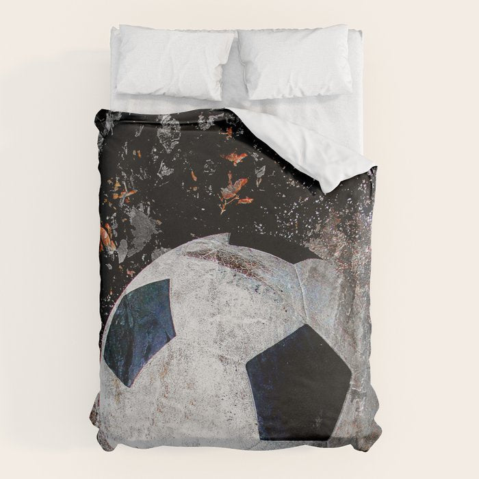 The soccer ball Duvet Cover Gallery Image 6
