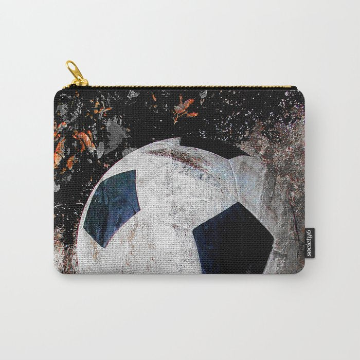 The soccer ball Carry All Pouch Gallery Image 1