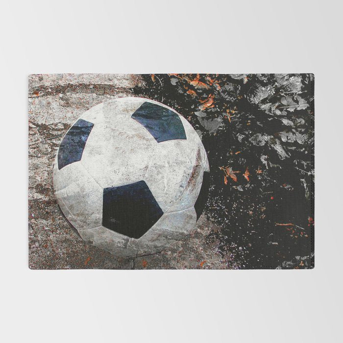 The soccer ball Rug Gallery Image 2