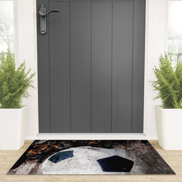 The soccer ball Welcome Mat Gallery Image 3