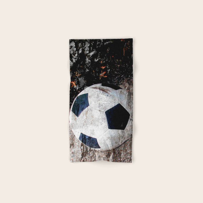 The soccer ball Bath Towel Gallery Image 1