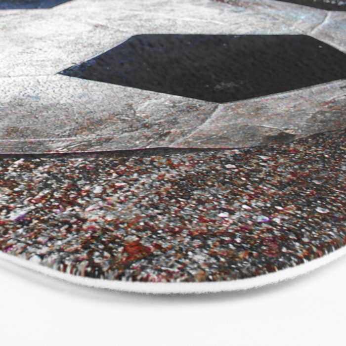 The soccer ball Bath Mat Gallery Image 3