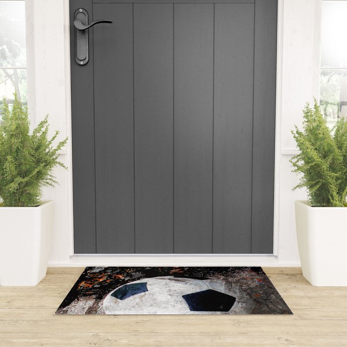 The soccer ball Welcome Mat Gallery Image 3