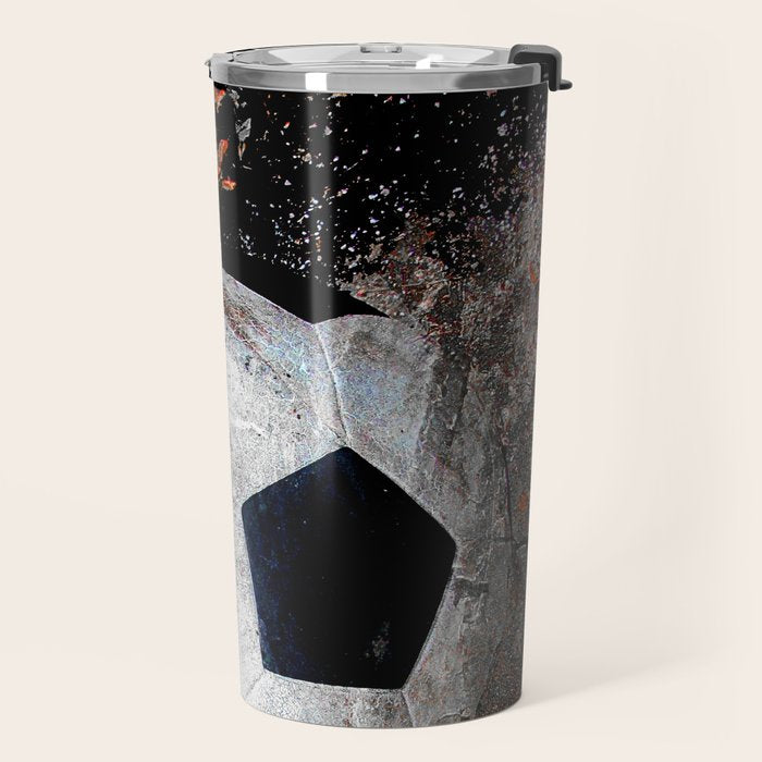 The soccer ball Travel Mug Gallery Image 2