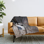 The soccer ball Throw Blanket Gallery Image 1