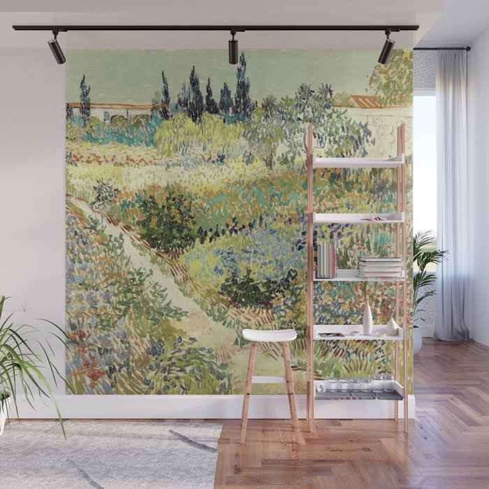 Vincent Van Gogh : Garden at Arles Wall Mural Gallery Image 1