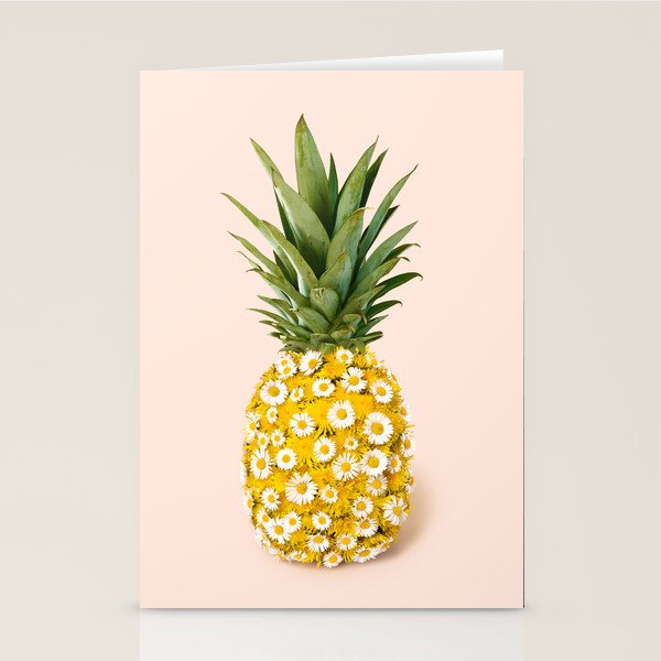Daisy Pineapple Stationery Card Gallery Image 2