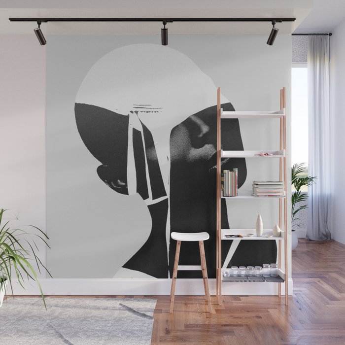 abstract portrait Wall Mural Gallery Image 1