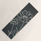 Sketch Line Flowers 4 Yoga Mat Gallery Image 1