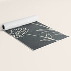 Sketch Line Flowers 4 Yoga Mat Gallery Image 2